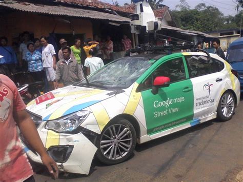 The hidden google street view. Google Street View Car Crash Indonesia - Business Insider