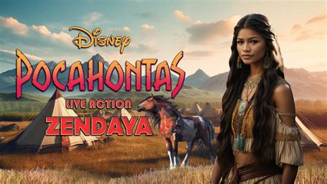 Pocahontas Live Action Trailer Zendaya Rumors Confirmed Youtube