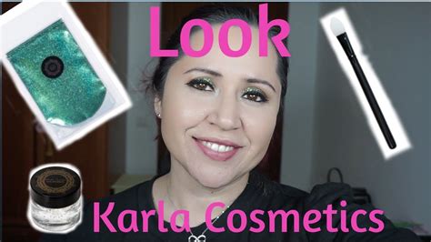 Look Con Glitter De Karla Cosmetics Elcuadernodetam Youtube