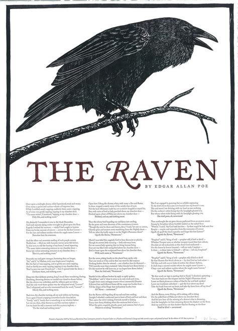 The Raven By Edgar Allan Poe My Imaginary World Pinterest