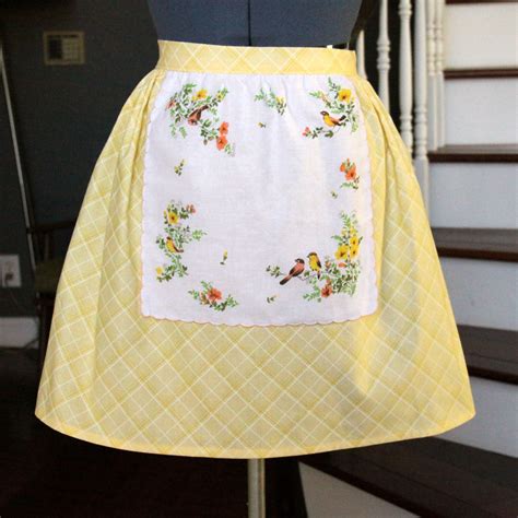 A Personal Favorite From My Etsy Shop Listing638382040yellow Half Aprons