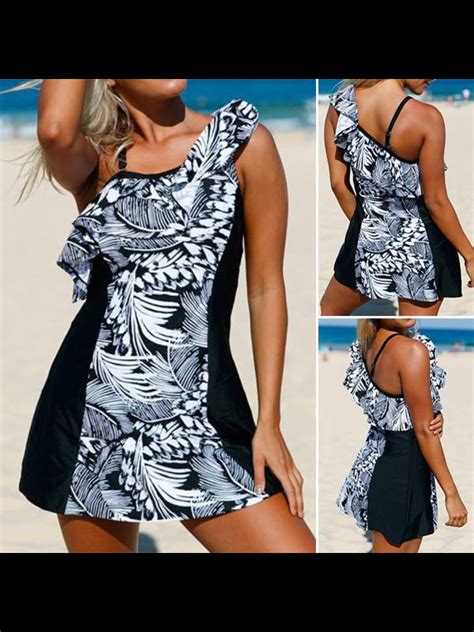 Flattering Swimsuit With Images Swim Dress Fashion Clothes
