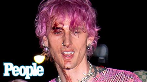 Machine Gun Kelly Shares Why He Smashed A Champagne Glass Against His