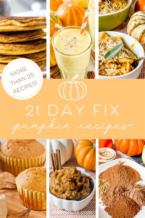 21 Day Fix Pumpkin Recipes Carrie Elle