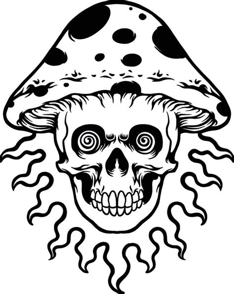 Trippy Mushroom Designs To Draw