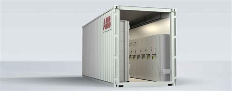 Containerized Maritime Energy Storage | ABB Marine & Ports - Electric