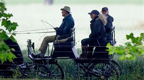 Prince Philip Pictured Carriage Driving Days After 97th Birthday Hello