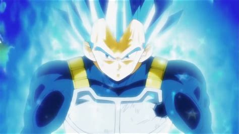 Vegeta Goes Super Saiyan Blue Evolution For The First Time English