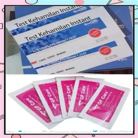 Alat Test Kehamilan Test Pack Steril Merk Onemed Dan Gp Care Lazada
