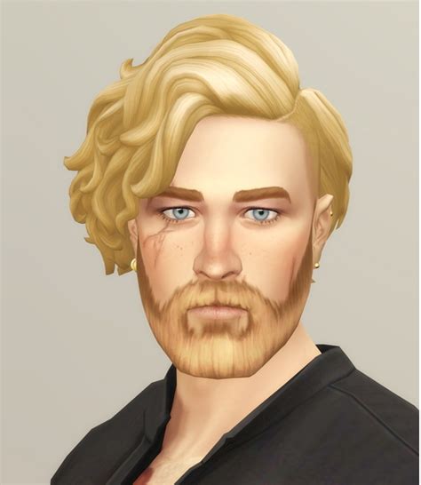 Sims Male Curly Hair Cc Alpha Bapsbook