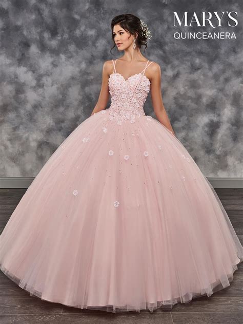 floral appliqué quinceañera dress by mary s bridal mary s style mq1020 quinceanera dresses