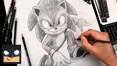 How To Draw Sonic The Hedgehog Sonic 2 Sketch Tutorial