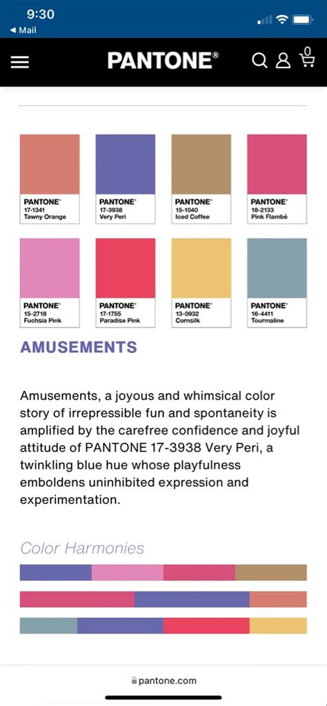 Pin By Heidi Johnson On Colors Of The Year By Pantone Color Stories