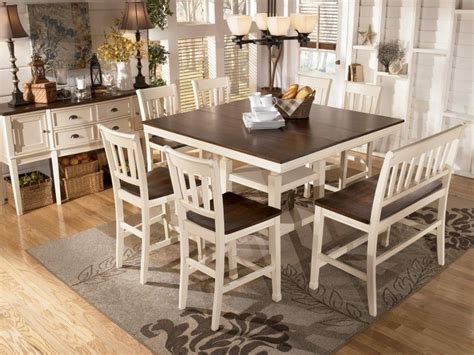 White Dining Room Furniture Whitesburg Counter Height Collection Bar
