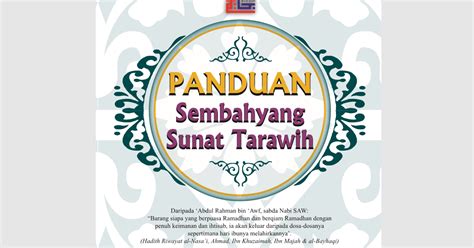 Pentingnya memperhatikan waktu sholat dalam melaksanakan kewajiban melaksanakan sholat lima waktu bagi seorang muslim by andri_putranto. Panduan Solat Tarawih | Persatuan Guru-Guru SAR KAFA ...