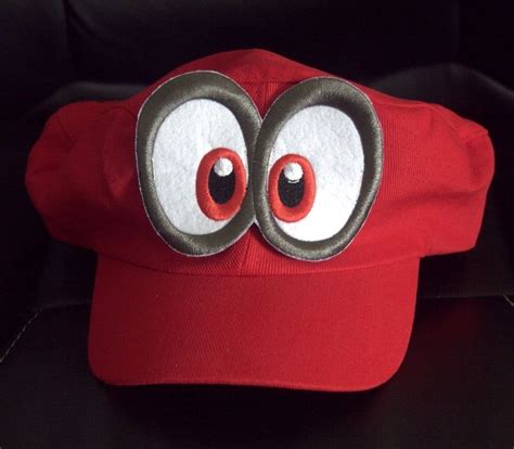 Nintendo Super Mario Odyssey Cappy Hat Rare Official Handmade Switch