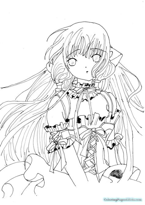 Chibi Anime Angel And Devil Coloring Pages Coloring