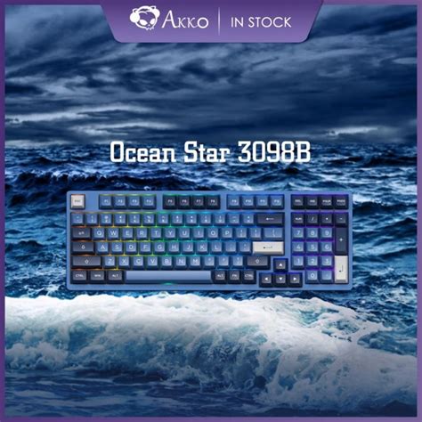 Akko 3098B Ocean Star RGB Hot Swap Wireless Mechanical Gaming Keyboard