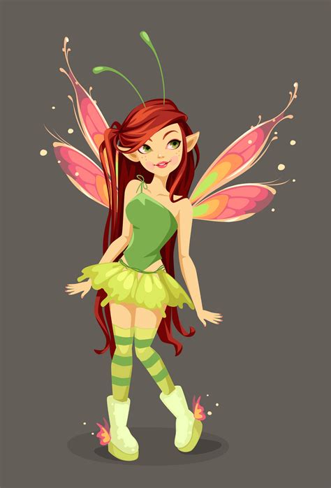 Butterfly Logo Clip Art Butterfly Fairy Standing