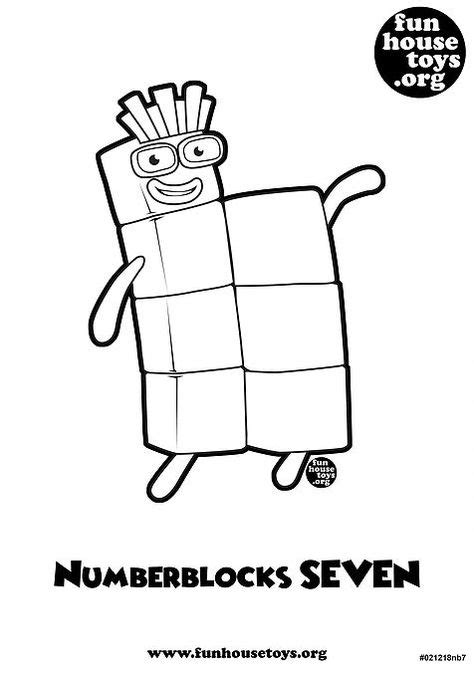 87 Numberblocks Ideas Coloring For Kids Printable Coloring Pages