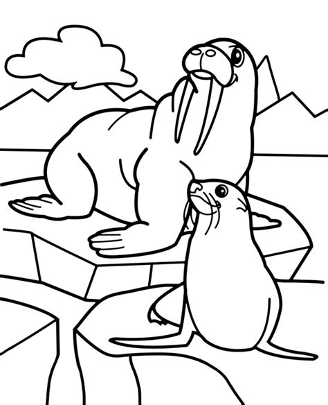 Arctic Coloring Pages Home Design Ideas