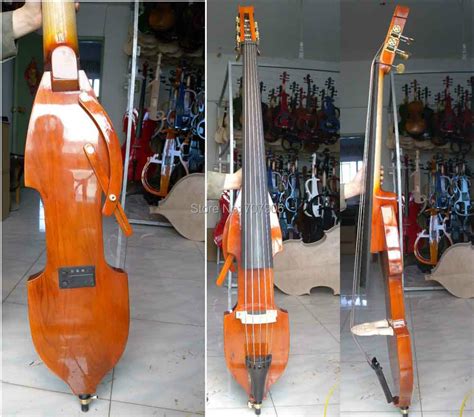 New String Electric Upright Double Bass Finish Silent Powerful Sound