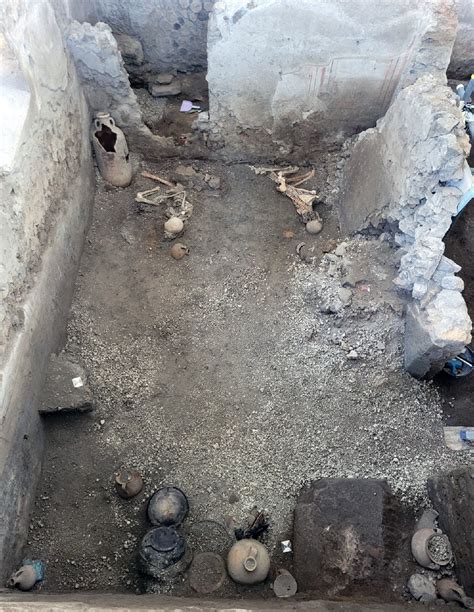 Pompeii Excavation Uncovers Skeletal Remains From Vesuvius Earthquake