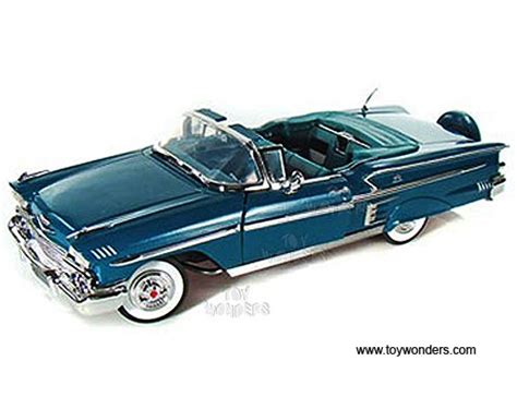 1958 Chevy Impala Convertible 73112acbu 118 Scale Motormax Premium