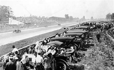 1911 Cars Approach The Finish Line At The First Indy 500 Indianapolis
