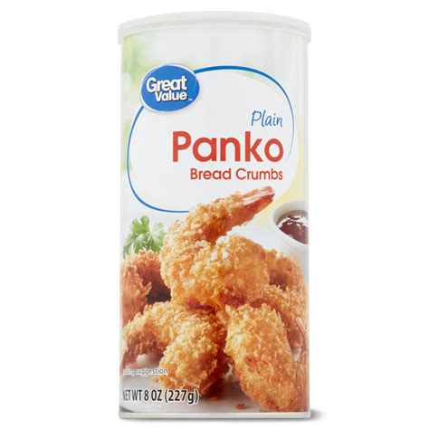 Great Value Plain Panko Bread Crumbs 8 Oz