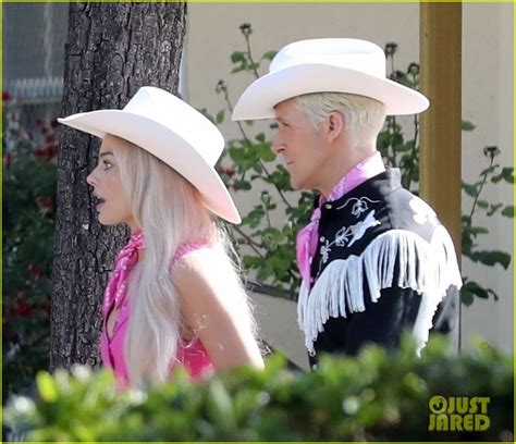 Margot Robbie And Ryan Gosling Transform Into Cowboy Barbie And Ken While