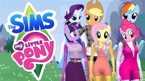 Sims 4 Cartoon Cas Ep6 My Little Pony Youtube