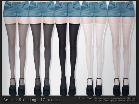 Stockings 17 By Arltos From Tsr • Sims 4 Downloads