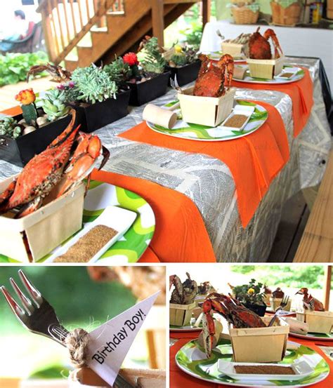 If you don't have any after the feast, clean it all up well and bag up all the crab shells to immediately deposit outside in your compost or trash bin. Father's Day Crab Feast Party Feature | Crab feast, Crab ...