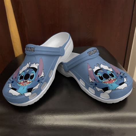 Stitch And Lilo Gift For Lover Rubber Crocs Crocband Clogs Stitch And