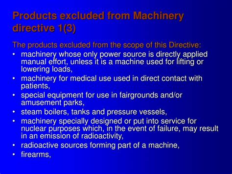 Ppt Machinery Safety Directive 9837ec Powerpoint Presentation Free