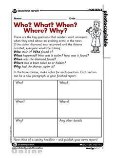 This video is aimed at teaching year 1 children about the key features of newspaper reports. Newspaper Article Template Sample template word newspaper ...