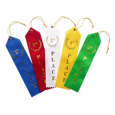 1st 2nd 3rd School Premium Award Ribbon First Place