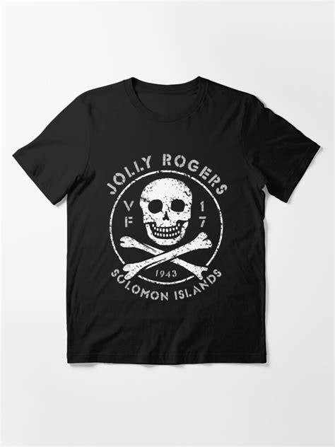 Vf 17 Jolly Rogers Squadron F4u Corsair T Shirt For Sale By