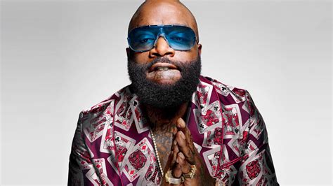 Rick Ross Is Wearing Colorful Dress And Goggles Hd Rick Ross Wallpapers