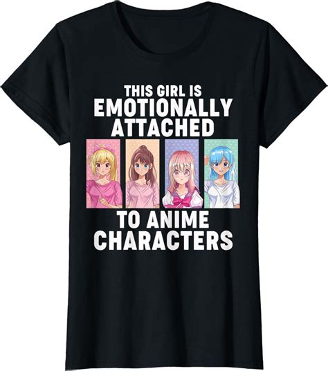 Given Anime Merch Otaku Girl Emotionally Attached To Anime T Shirt