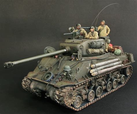 Tamiya Easy Eight Sherman W Converted Fury Figures Military