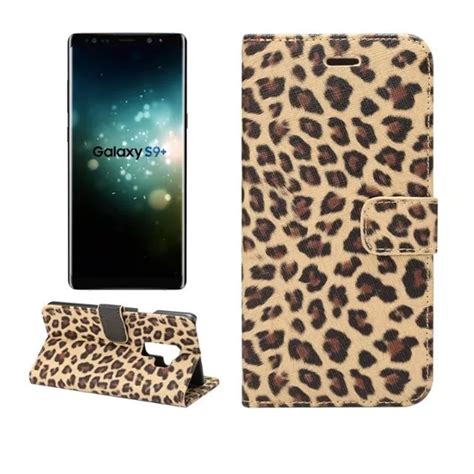 Sexy Leopard Print Leather Case For Samsung Galaxy S9 Plus Wallet Flip