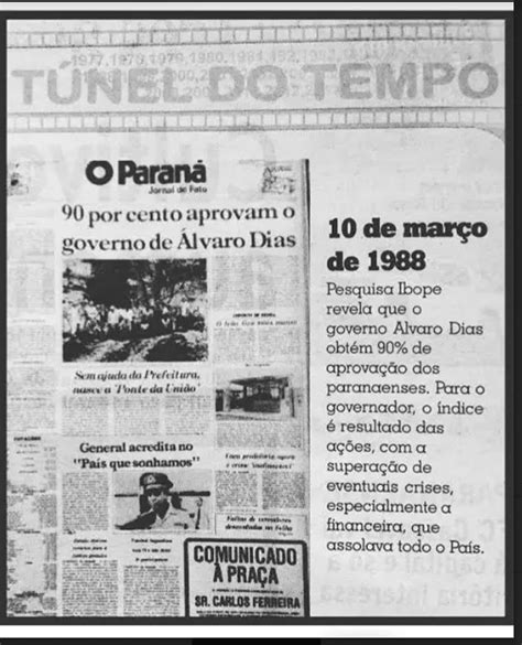 Alvaro Dias Erra Ao Dizer Que Folha Deu Manchete Sobre Sua Popularidade Como Governador Do Pr