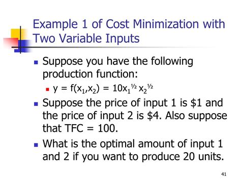 Ppt Cost Minimization And Cost Curves Powerpoint Presentation Free