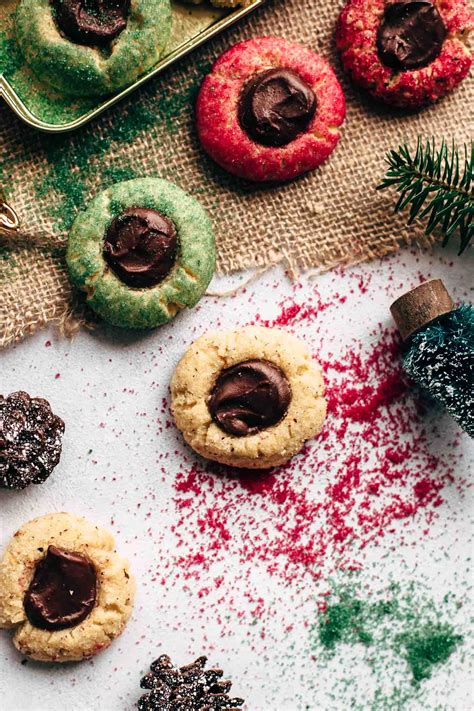 Christmas Thumbprint Cookies Alsothecrumbsplease Com