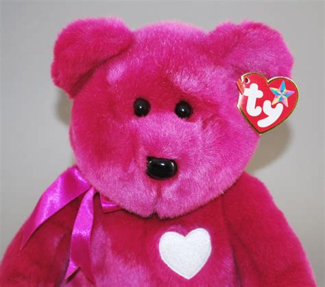 Ty Valentina The Bear Plush Beanie Buddy Style 9397