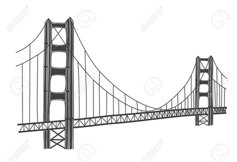 Golden Gate Bridge Vector Art At Collection Of Golden