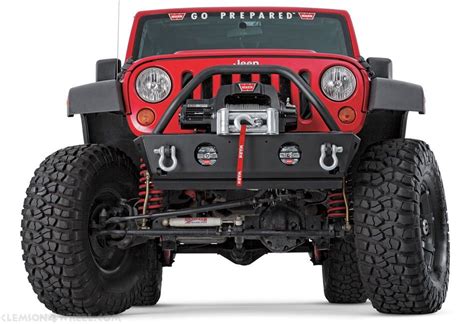 Warn Rock Crawler Stubby Front Bumper For Jeep Jk And Tj Jeep Bumpers