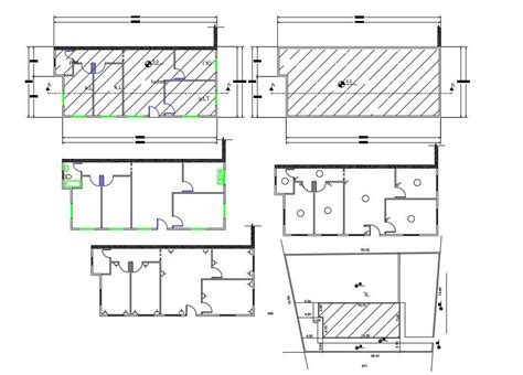 House Plan For 22 X 52 Feet Plot Design Dwg File Cadbull